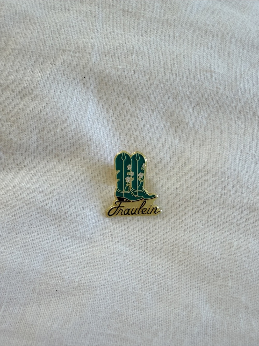 Fraulein Cowboy Boot Pin